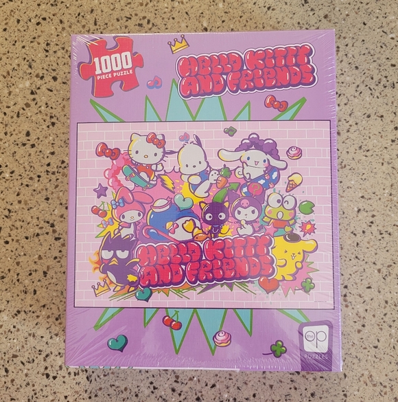 USAopoly Other - Hello Kitty & Friends “Tokyo Skate” 1000 Piece Jigsaw Puzzle Collectible SEALED